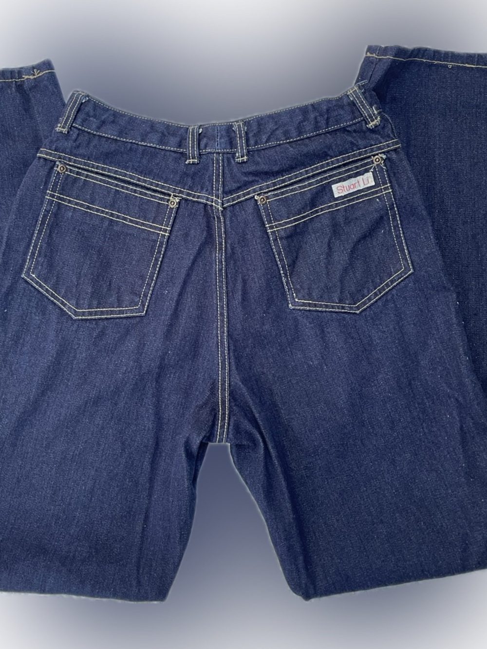 70s 80s Women’s Stuart Li vintage high rise dark rinse jeans